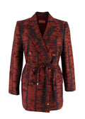 Altuzarra Hattson belted tie-dyed cotton-blend blazer