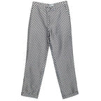 Osman black and silver honeycomb trousers