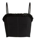 Mach & Mach Stretch Tulle Corset Top
