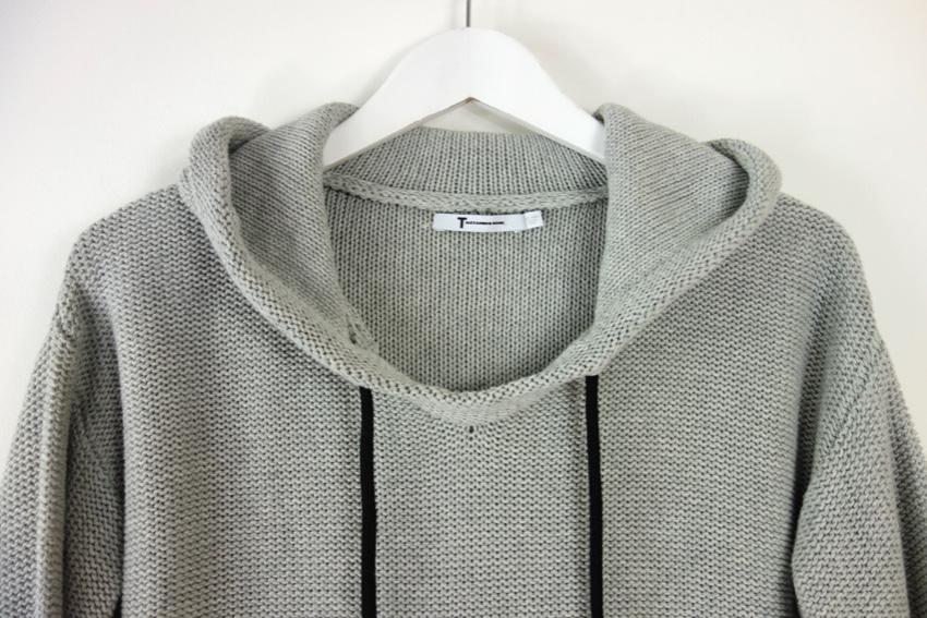 T by Alexander Wang Grey Knit Jumper