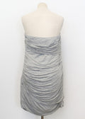Camila and Marc Grey Strapless dress
