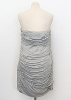 Camila and Marc Grey Strapless dress