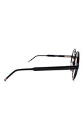 Thom Browne Navy Circular Sunglasses