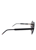 Thom Browne Navy Circular Sunglasses