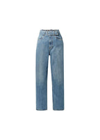 High Waist Belted Jeans