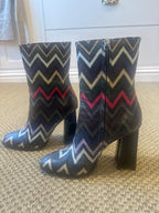 Missoni Multicoloured Zig Zag Ankle Boots