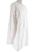 Stella McCartney White Cotton Button-Down Long-Sleeve Tunic