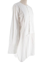 Stella McCartney White Cotton Button-Down Long-Sleeve Tunic