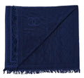 Blue Terry Cotton CC beach Towel