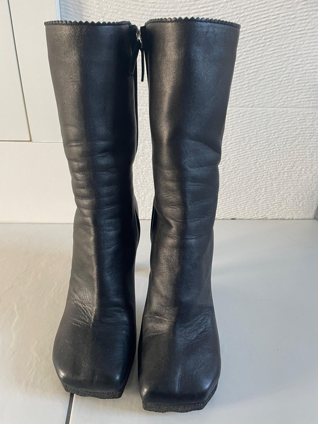 leather ankle boots