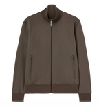 Palm Angels Black Logo Track Zip-Up Jacket