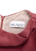 RAEY Dark Blush Silk Midi Dress