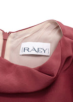 RAEY Dark Blush Silk Midi Dress