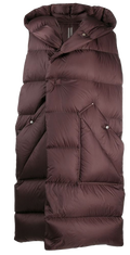 Rick Owens Brown Oversized Gilet