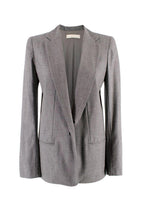 Chloe Grey Single Breasted Wool Blazer