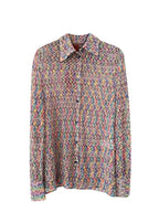 Missoni multicoloured crochet-knit shirt