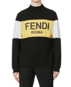 Fendi Long Sleeved Wool Top
