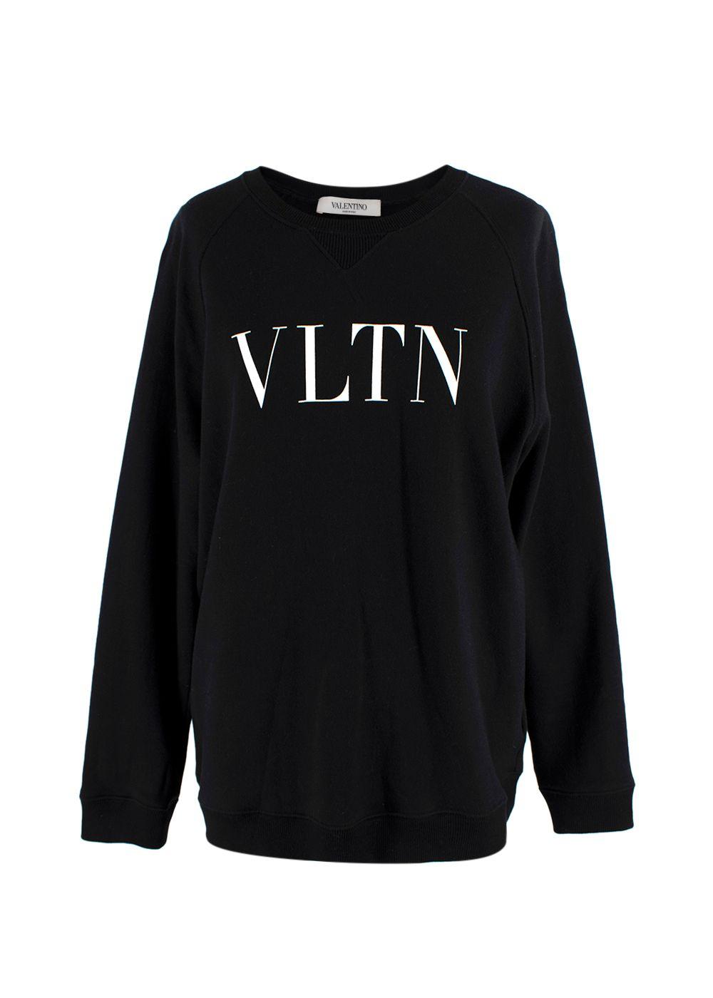 Valentino Black VLTN Crewneck Jumper