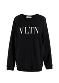 Valentino Black VLTN Crewneck Jumper