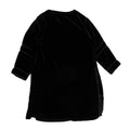Caramel Delves Kaftan in Black Velvet