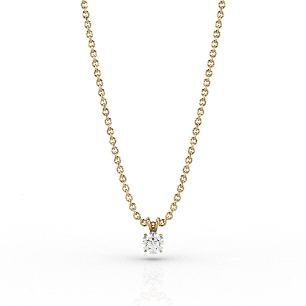 Skydiamonds Luna 0.18ct Pendant in 9ct Yellow Gold