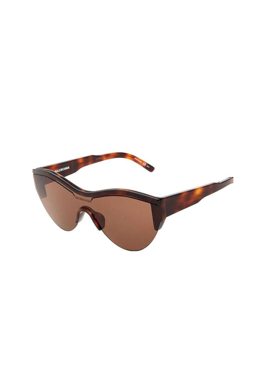 Brown acetate Ski Cat sunglasses