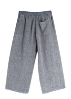 Dior Blue Linen Wide Leg Trousers