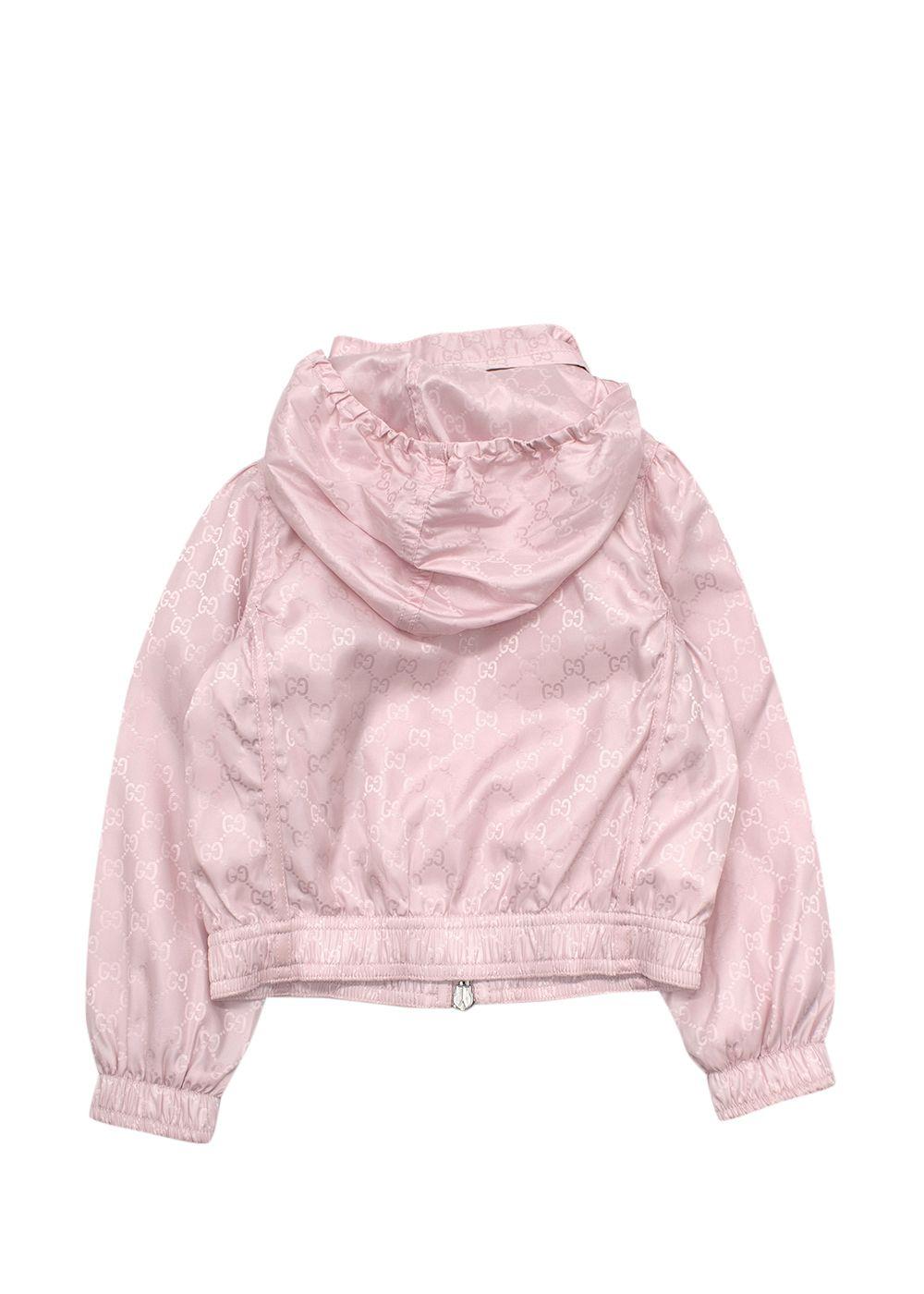 Gucci Kids Pink Monogram Windbreaker