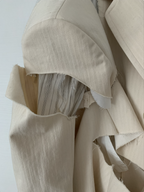 Maison Martin Margiela Deconstructed Cotton Trench Coat