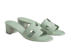 Hermes Light Green Oasis Sandals