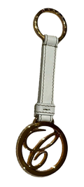 Chopard White Porte Cles Key Ring