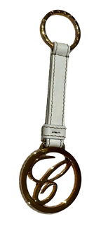 Chopard White Porte Cles Key Ring