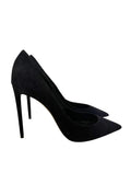 Saint Laurent Black Zoe Suede Stillettos