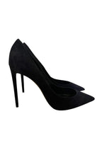 Saint Laurent Black Zoe Suede Stillettos