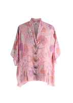 Balenciaga Pink Floral Oversized Blouse