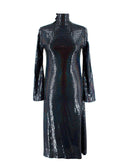 Dodo Bar Or Amaliya Sequin Embellished Midi dress