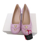 Young Versace Kids 6Y Pink Ballerinas