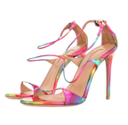 Aquazurra Hologram Heeled Sandals