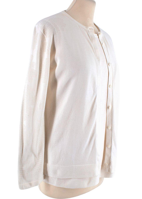Akris Cream Fine Cotton Twin-set