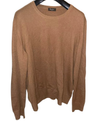 Tan Brown Cashmere Round Neck Jumper