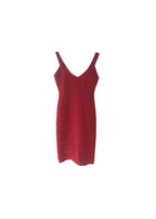Red stretch knit Sydney bandage dress
