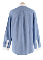 Blue & White Striped Shirt