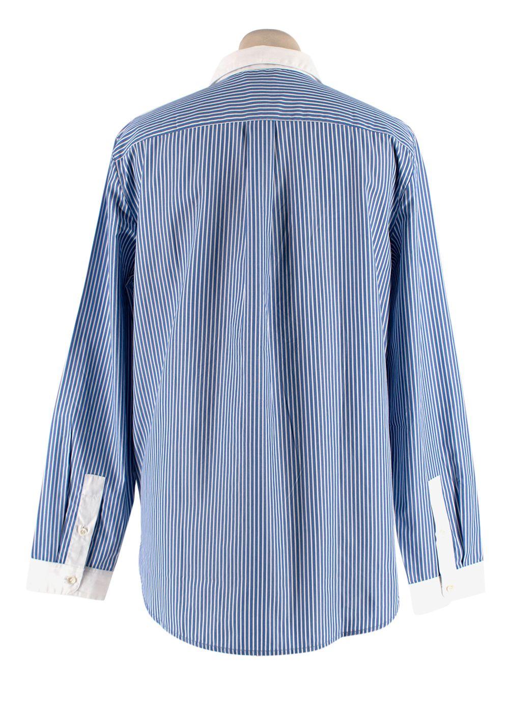 Blue & White Striped Shirt