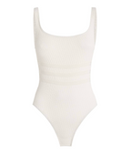 Eres The Vogue Glory Grosgrain-Trimmed Jacquard Swimsuit