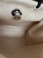 Hermes Beige Canvas Herbag