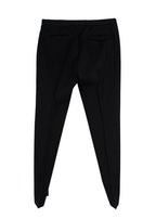 Burberry Black Tailored Wool Trousers