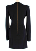 Balmain Black Bow Mini Dress