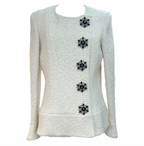 Chanel Cream Metiers D'Art Jacket
