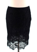 Tom Ford Black Crochet Top & Skirt