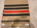 Burberry Archive Beige Cashmere Fringed Scarf